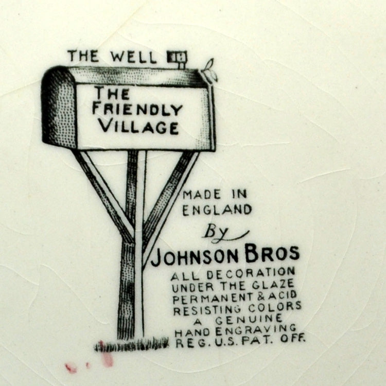 Johnson Brothers China The Friendly Village Side Plate The Well