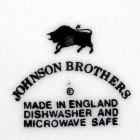 Johnson Bothers china mark post 1980