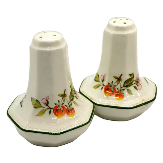 Johnson Brothers China Fresh Fruits Salt and Pepper Pots