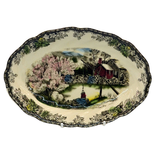 Johnson Bros china plate The Friendly Village the Well