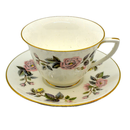 Royal Worcester June Garland Teacup and Saucer