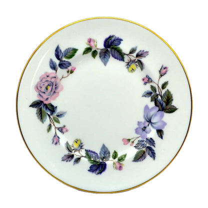 royal worcester june garland side plates