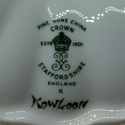 Crown Staffordshire Kowloon Porcelain China Cake Stand 10.5-inch