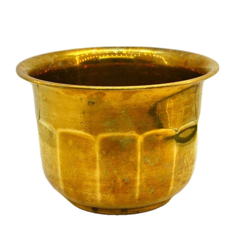 Laquered Brass Jardiniere Planter