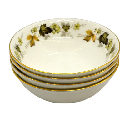 Royal Doulton Larchmont China Dessert Bowls TC1019 5.25-inch