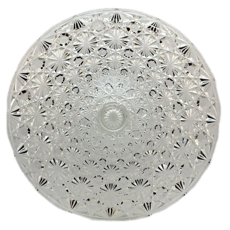 Large English Pressed Glass Cake Stand or Tazza