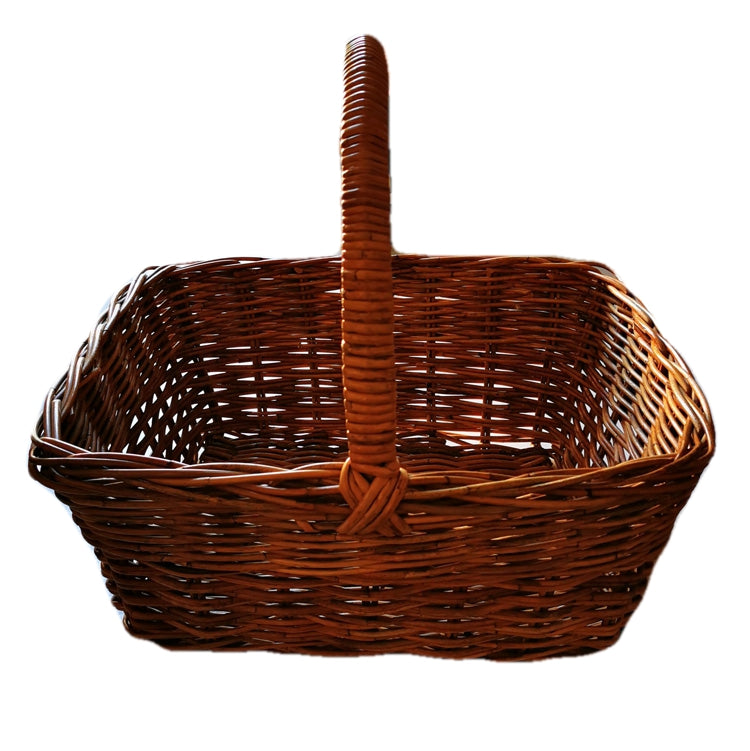 Large Vintage Wicker Shopping Basket