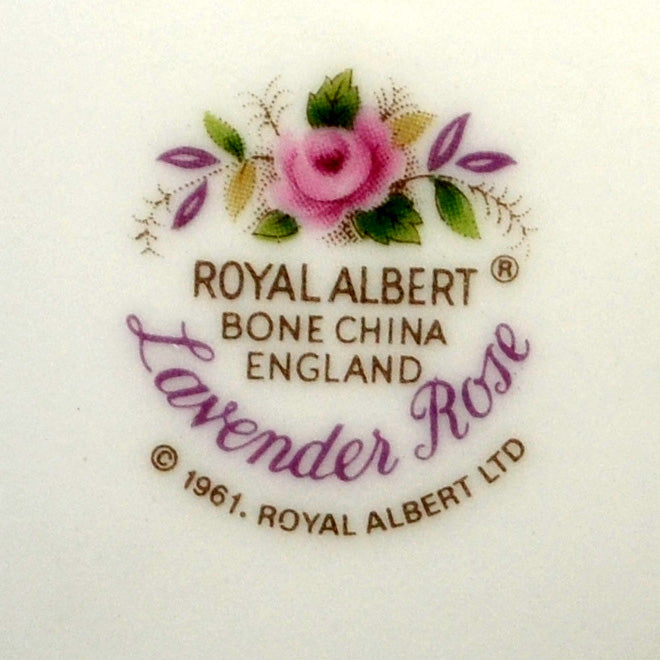 Royal Albert China Lavender Rose Teacup and Saucer