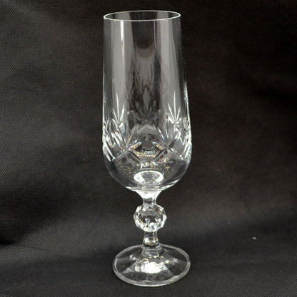 Six Wellington Bohemia Lead Crystal 180ml Champagne Glasses