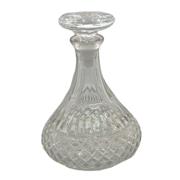 vintage lead crustal cut glass decanter