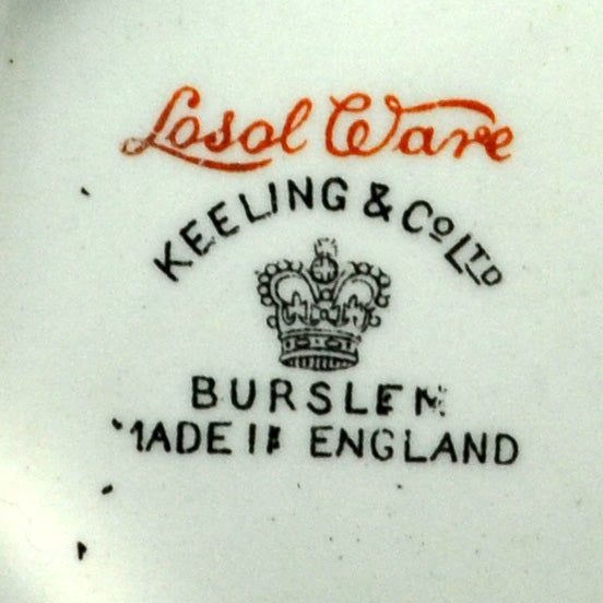 Losol Ware Keeling and Co pattern 5519 Sauce Tureen and Lid 1929-1930