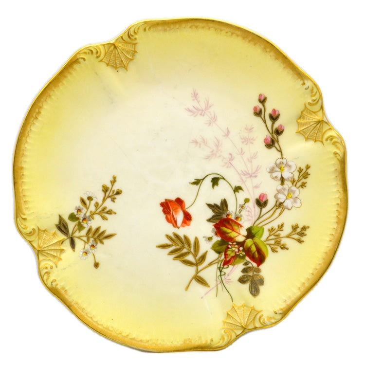 Antique M Redon Limoges Floral Porcelain China Plate