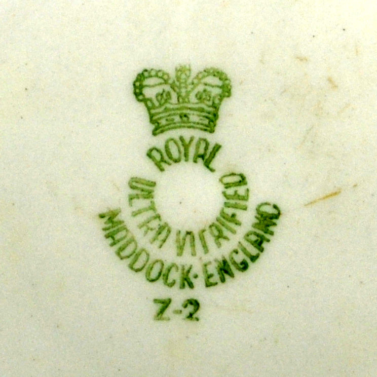 John Maddock & Sons Royal Ultra Vitrified China Marks