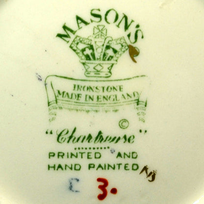 Masons Chartreuse China Factory Marks