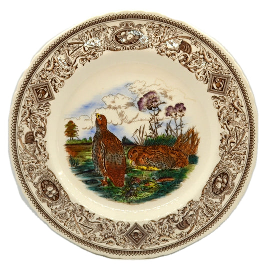 Mason's China Game Birds The Common Partridge 10.5-inch plate