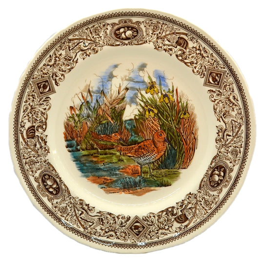 Mason's China Game Birds The Snipe 10.5-inch plate