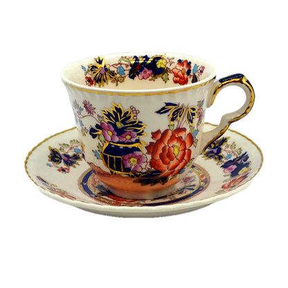 masons mandarin teacup and saucer 1920-1923