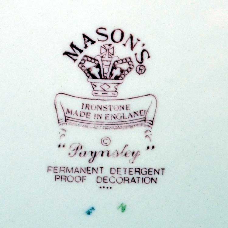 masons paynsley china marks