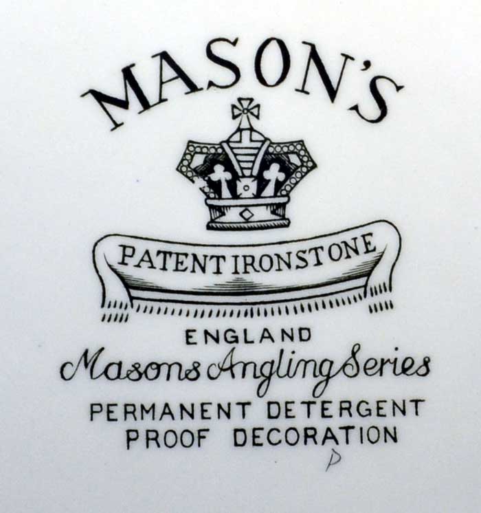 Vintage Masons Ironstone Angling series The Bailiff platter