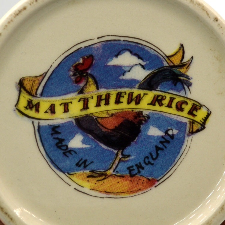 Matthew Rice Made in England  China Mark 