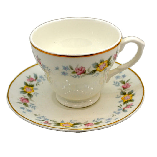 Mayfair Floral China Apline Flowers Teacup and Saucer