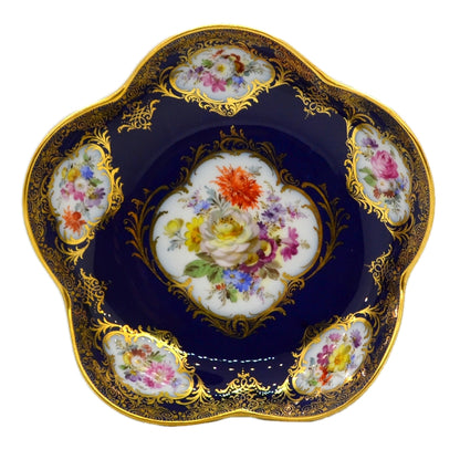 Meissen Porcelain Floral China Pickles Dish