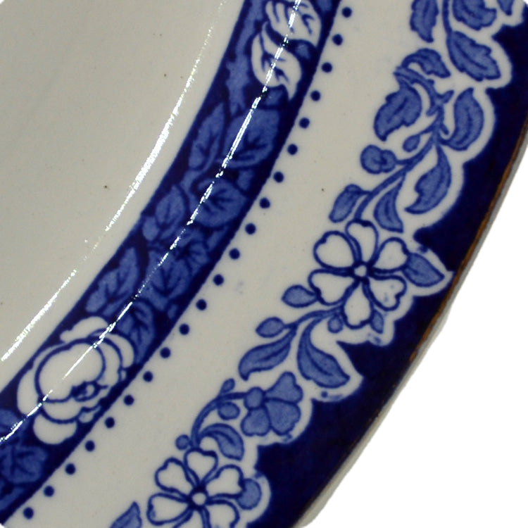 William Hulme Blue and White China Melrose Platter