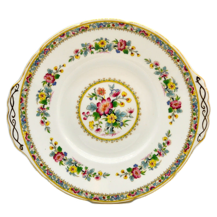 Coalport China Ming Rose Cake Plate