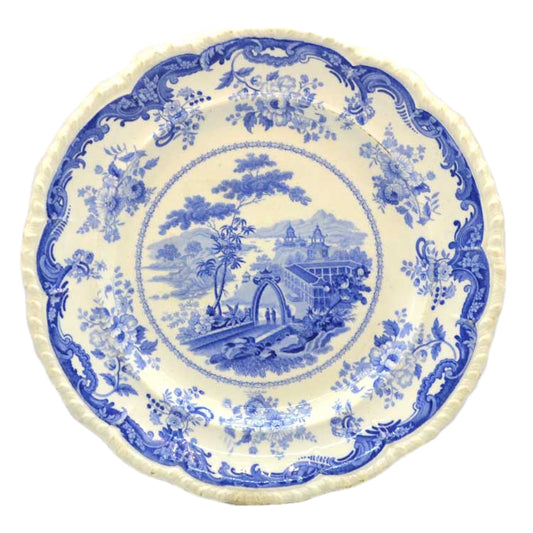 minton chinese marine c1830 blue and white china