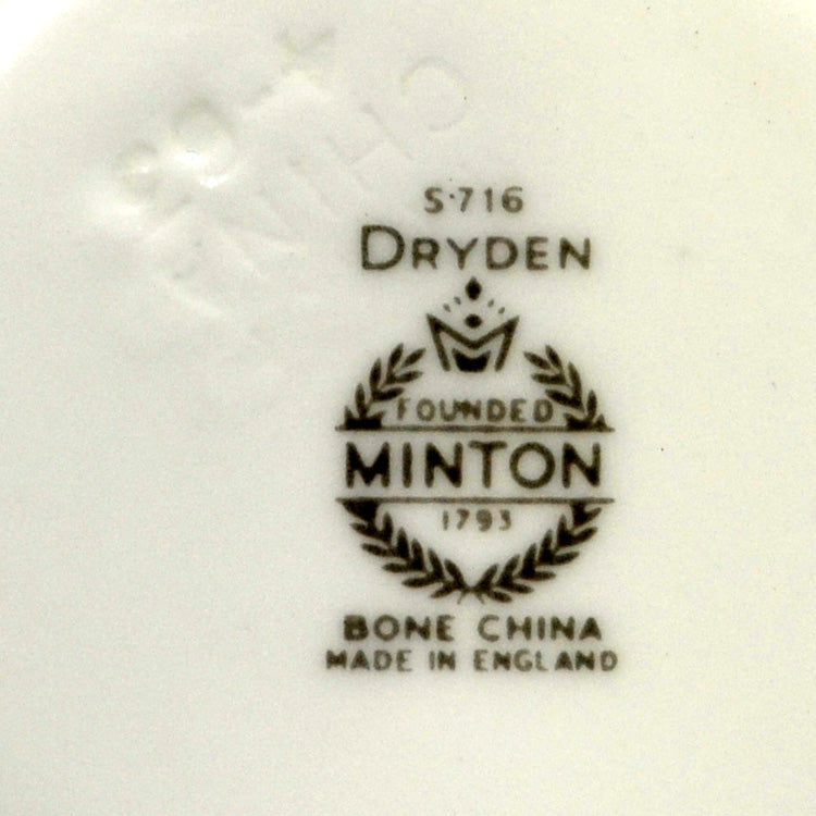 Minton China Dryden S716 Mark 1963