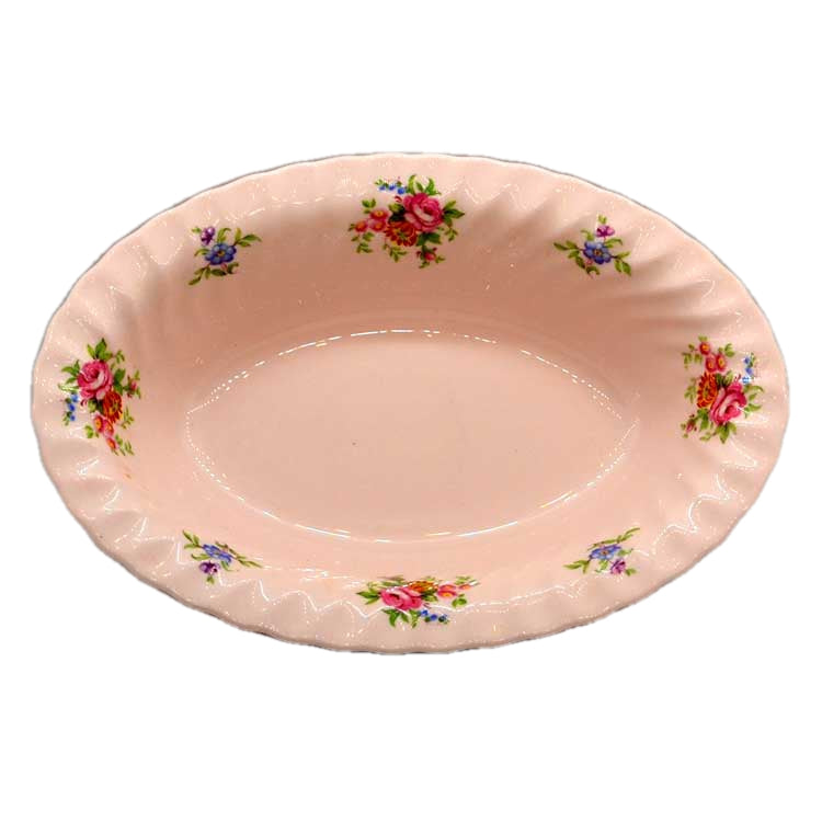 minton rosetta pink bowl