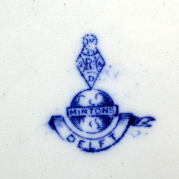 Antique Minton's China Delft Factory Mark