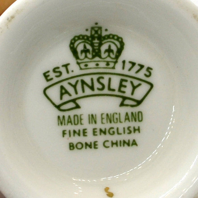 Aynsley China White Crocus Egg Cup