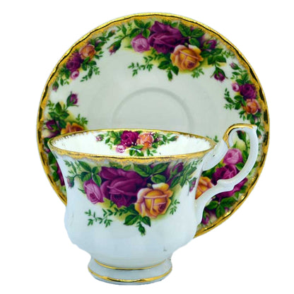 Royal Albert Old Country Roses China Montrose Teacup and Saucer