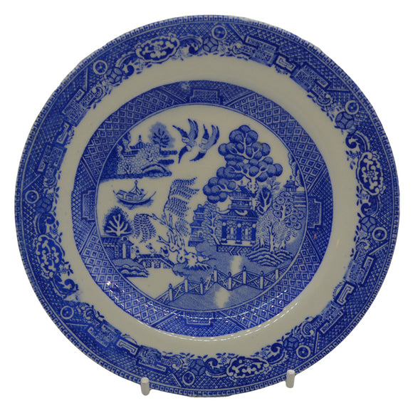 Myott Son & Co Blue and White China Blue Willow Side Plate – Vintage ...