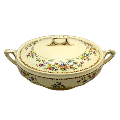 Myott Floral China Lidded Serving Dish Tureen