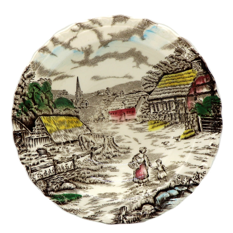 Myott China Rural Scene small English Dessert Bowl