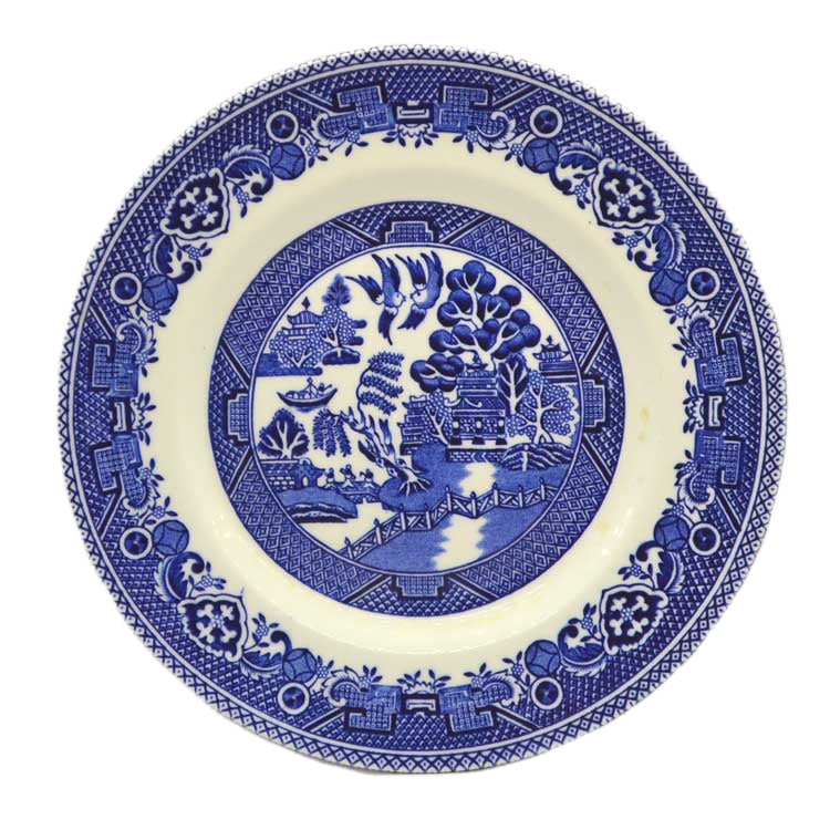 Myott Blue and White china Willow side plate