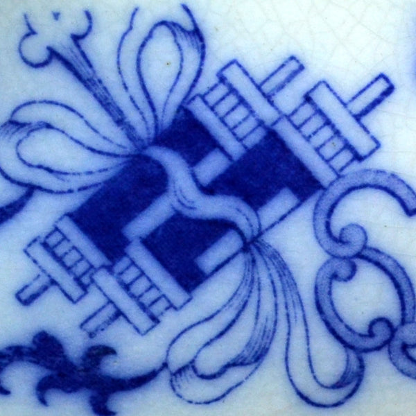 Doulton Burslem Nankin Antique Blue and White China Tureen Vintage