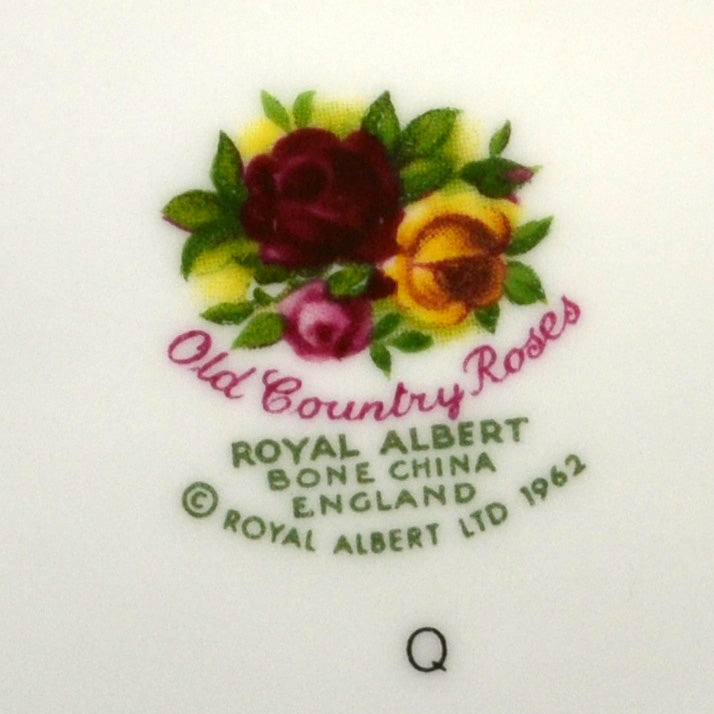 Royal Albert China Old Country Roses Square Cake Plate