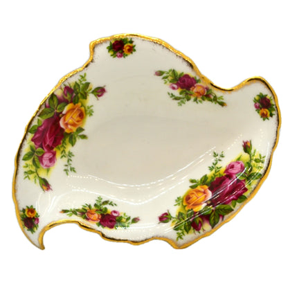 Royal Albert Old Country Roses China Leaf Dish