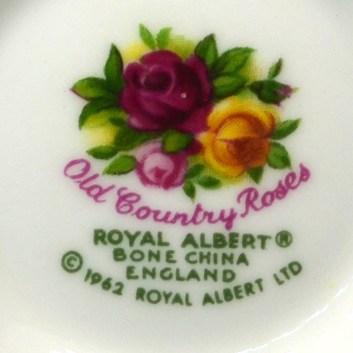 Royal Albert China Old Country Roses Side Plate Seconds Post 1972