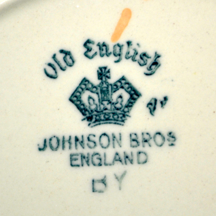 Antique Johnson Brothers Old English China mark 1913