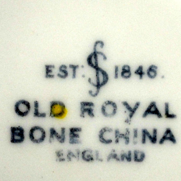 Old Royal Floral Bone China Mark