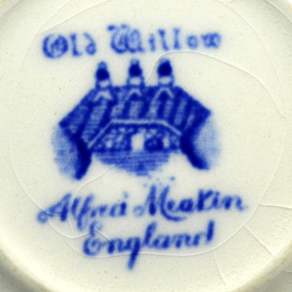 Alfred Meakin Blue and White Old Willow china marks