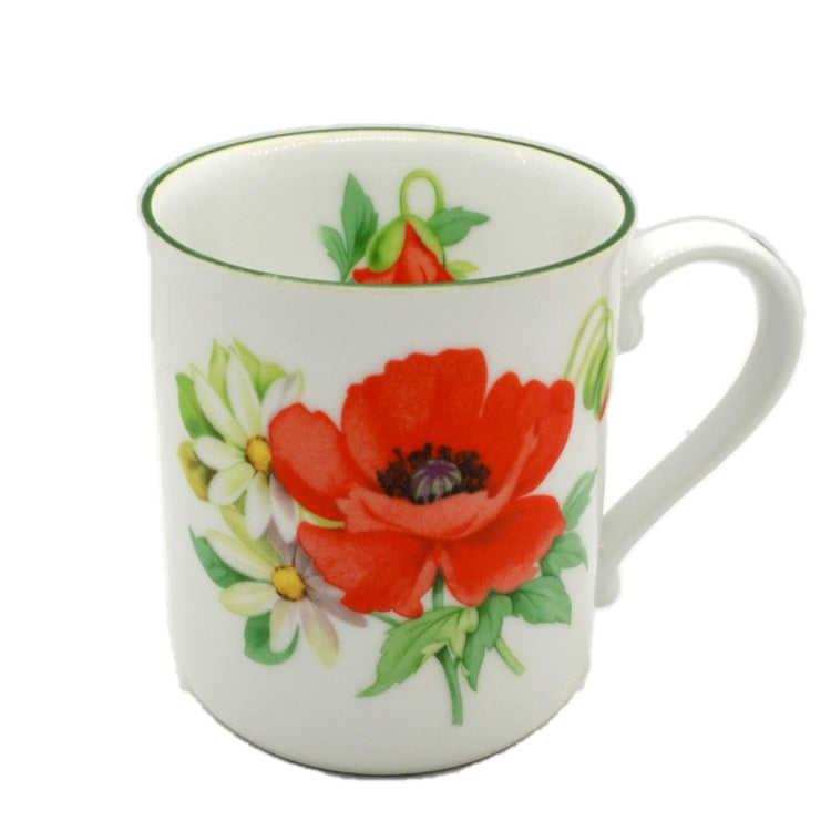 Royal Worcester China Oriental Poppy Mug