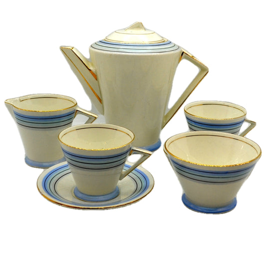 Palissy Pottery Art Deco 2693 China Tea Set