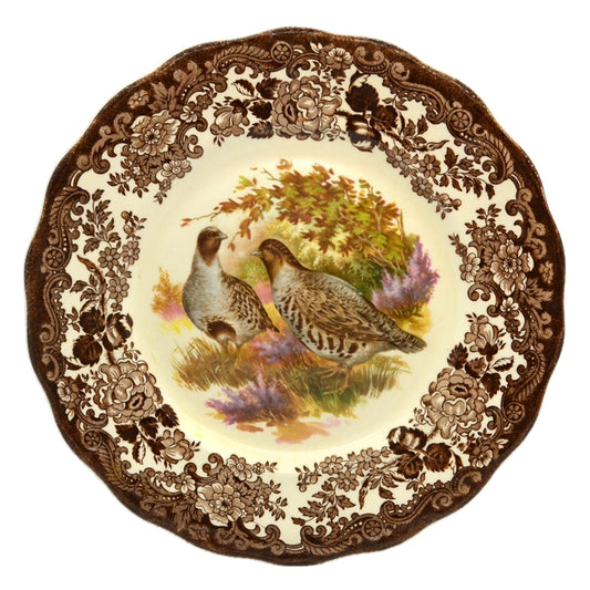 Royal Worcester Palissy China Game Series Quail Dessert Plate