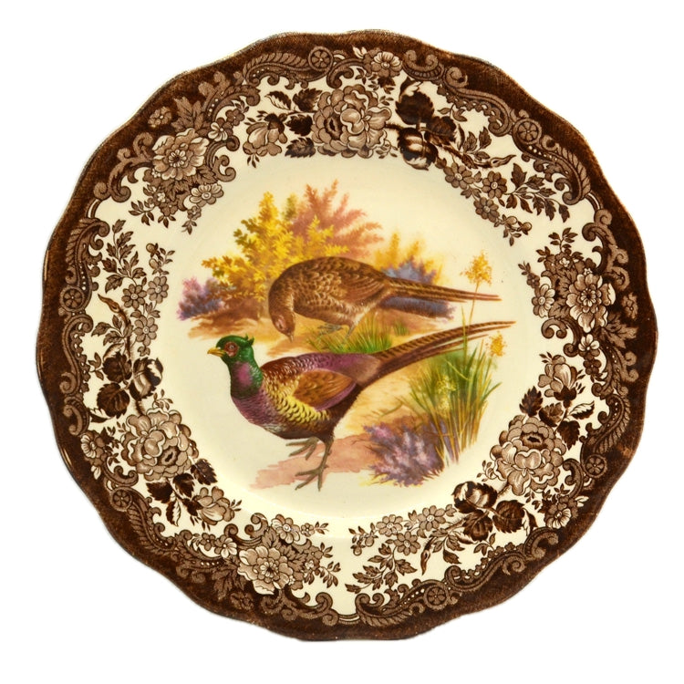 Royal Worcester Palissy China Game Series Pheasant Dessert Plate