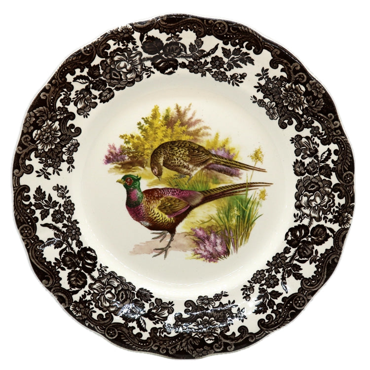 Royal Worcester Palissy China Game Series Pheasant Dinner Plate